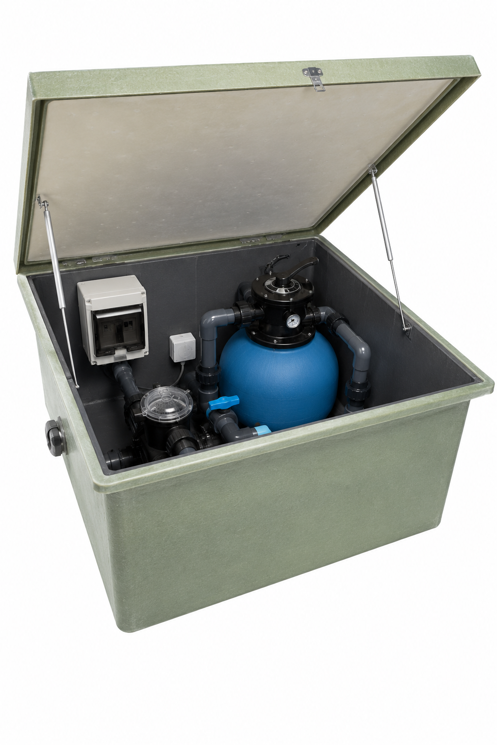 Local filtration enterre 600 - prêt a installer