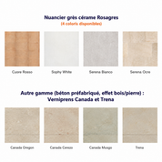 Margelles gres cerame — pour piscine P-802